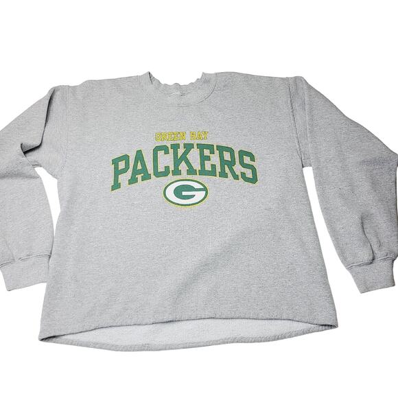 Vintage Green Bay Packers Sweatshirt Women's Large Sweater 2001 NFL - Picture 1 of 6